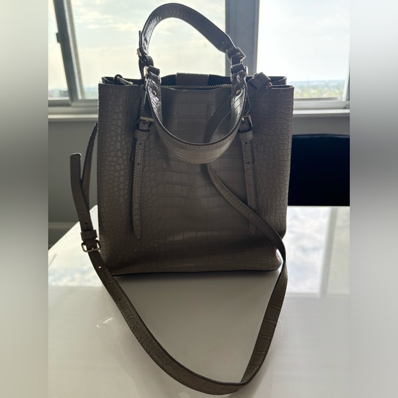 Gray bucket bag purse - Picture 1 of 3